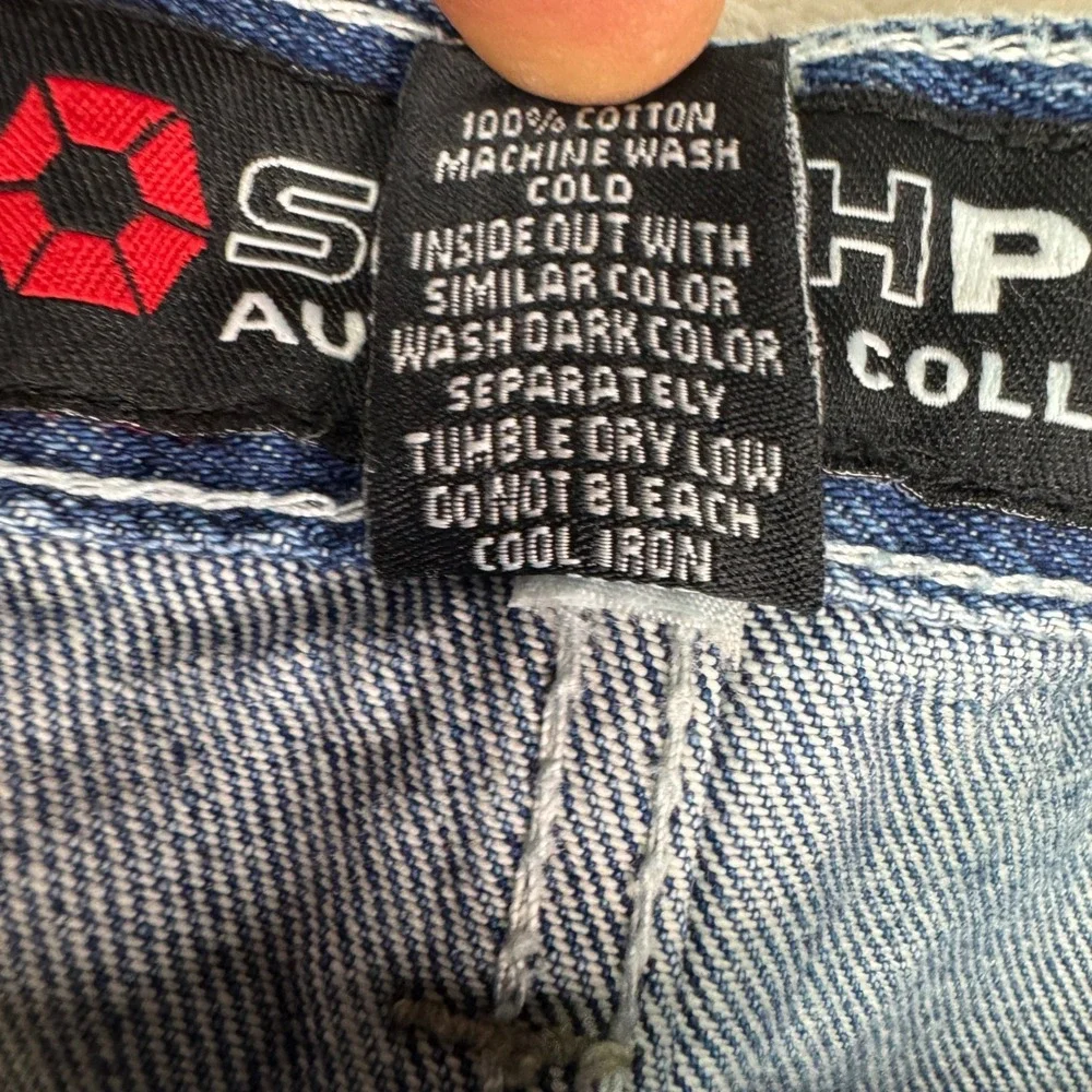 Vintage Southpole Jeans Mens 38x34 Wide Baggy Y2K Streetwear Loose Fit Denim‎